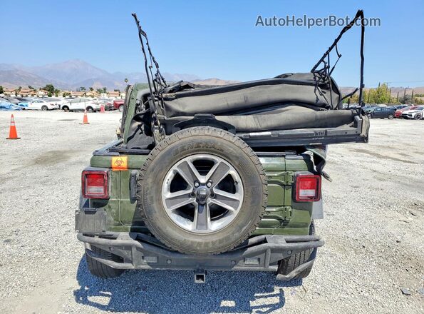 1C4HJXFN8MW764824 2021 JEEP WRANGLER Green უკანა ხედი