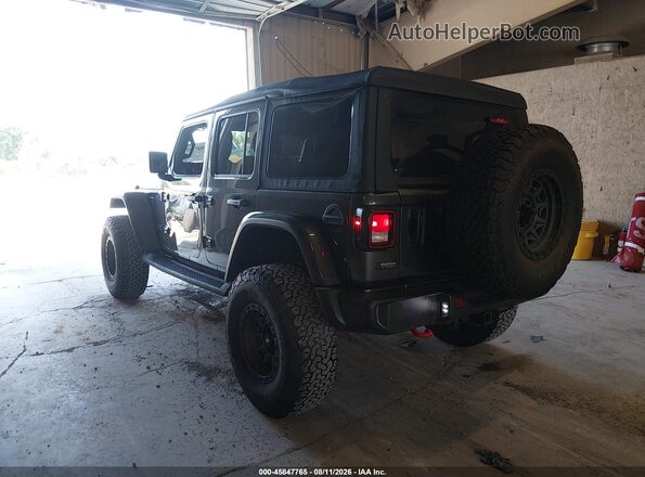 1C4HJXFN8NW123156 2022 JEEP WRANGLER UNLIMITED Gray Trasero izquierdo