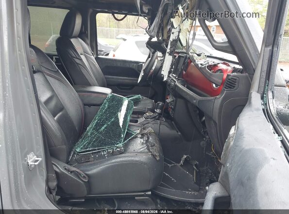 1C4HJXFNXKW547420 2019 JEEP WRANGLER UNLIMITED Gray Front interior view