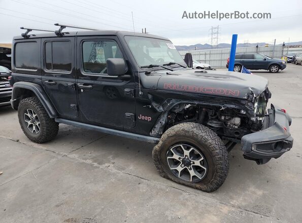 1C4HJXFNXLW176695 2020 JEEP WRANGLER Black Передня права чверть