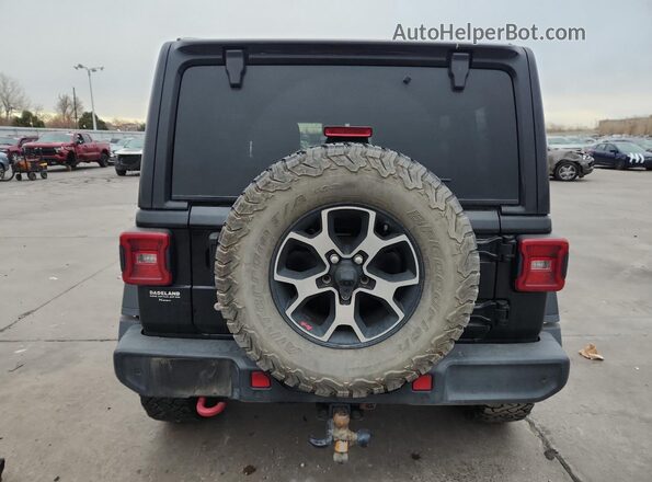 1C4HJXFNXLW176695 2020 JEEP WRANGLER Black Вид ззаду