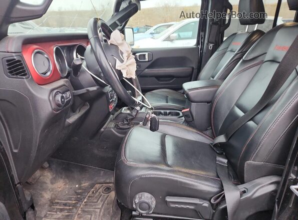 1C4HJXFNXLW176695 2020 JEEP WRANGLER Black Вид салону спереду