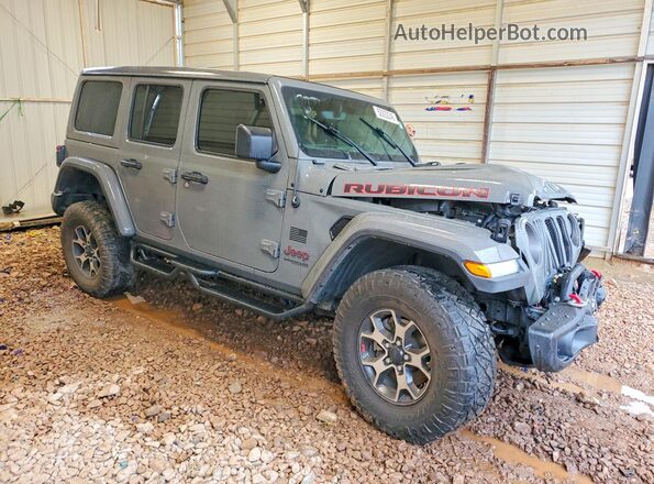 1C4HJXFNXLW335893 2020 JEEP WRANGLER Серый Передняя правая четверть