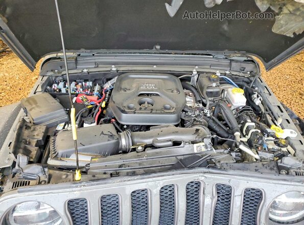 1C4HJXFNXLW335893 2020 JEEP WRANGLER Серый Вид подкапотного пространства