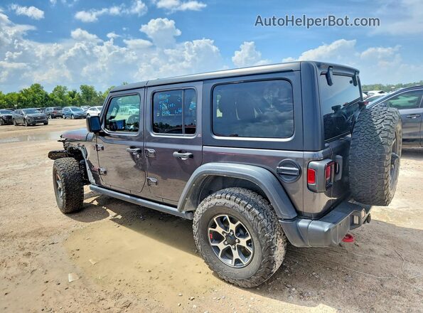 1C4HJXFNXMW513982 2021 JEEP WRANGLER Gray Trasero izquierdo