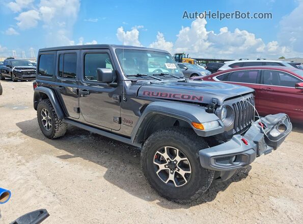 1C4HJXFNXMW513982 2021 JEEP WRANGLER Gray Delantero derecho