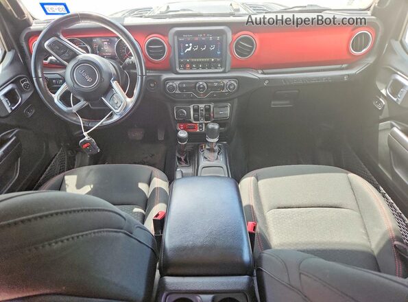 1C4HJXFNXMW513982 2021 JEEP WRANGLER Gray Vista del salpicadero