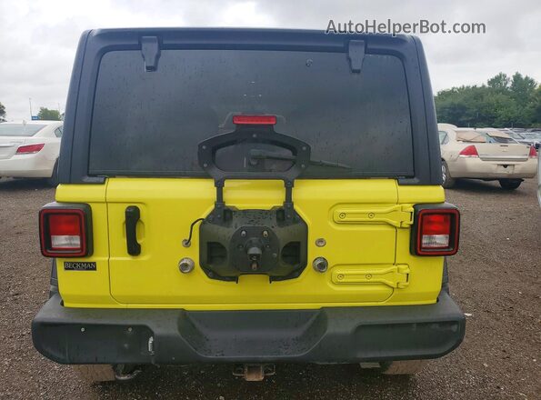 1C4HJXKN3PW611892 2023 JEEP WRANGLER Yellow Widok z tyłu