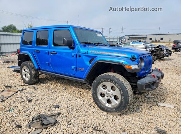 1C4JJXFG6PW509886 2023 JEEP WRANGLER Синий Передняя правая четверть