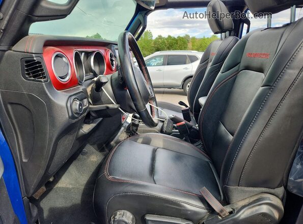1C4JJXFGXPW630002 2023 JEEP WRANGLER Blue Widok wnętrza z przodu