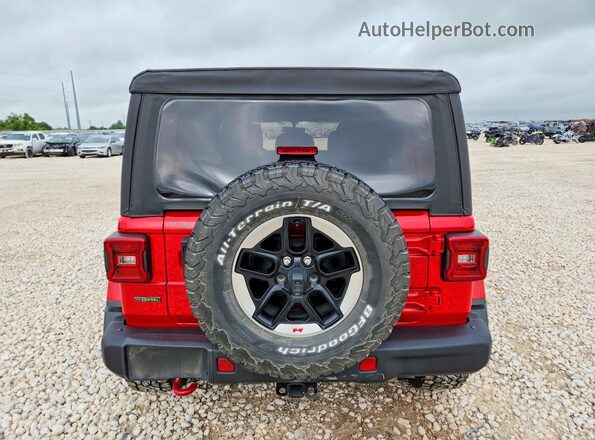 1C4JJXFM2MW571674 2021 JEEP WRANGLER Red Rear view
