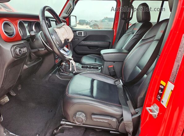 1C4JJXFM2MW571674 2021 JEEP WRANGLER Red Front interior view
