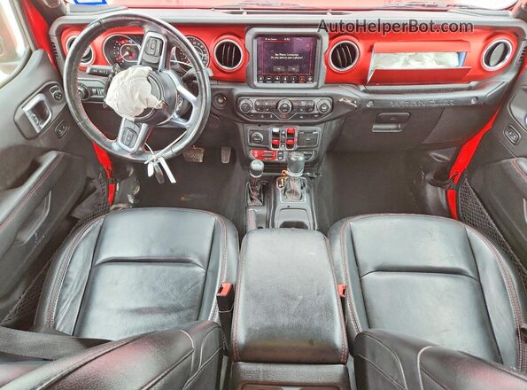 1C4JJXFM2MW571674 2021 JEEP WRANGLER Red Dashboard view