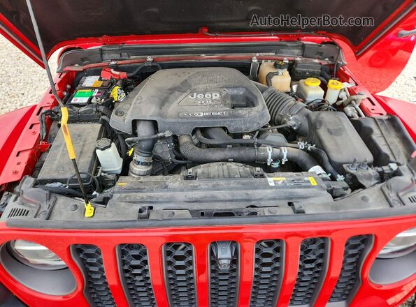 1C4JJXFM2MW571674 2021 JEEP WRANGLER Red Rear interior view