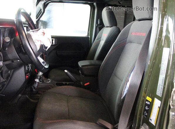 1C4JJXFM7MW536211 2021 JEEP WRANGLER Зеленый Вид задних сидений