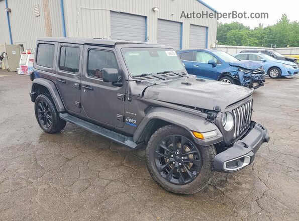 1C4JJXP62MW643750 2021 JEEP WRANGLER Gray Przód prawy