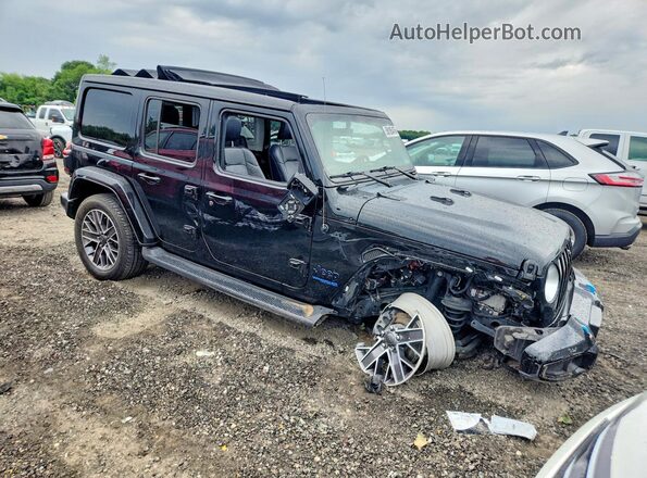 1C4JJXP62NW187461 2022 JEEP WRANGLER Черный Передняя правая четверть