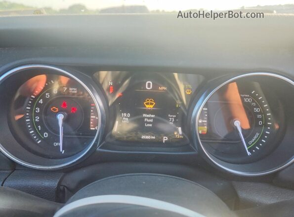 1C4JJXP62NW187461 2022 JEEP WRANGLER Черный Вид щитка приборов