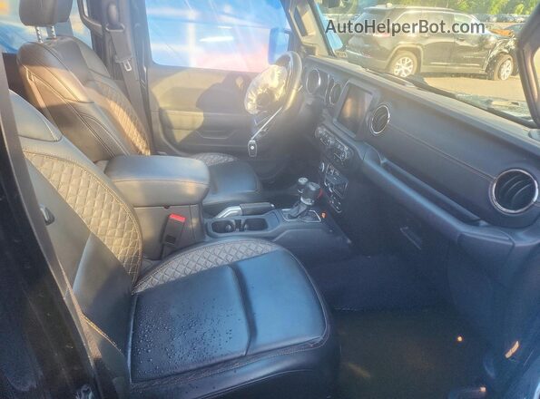 1C4JJXP62NW187461 2022 JEEP WRANGLER Черный Вид салона спереди