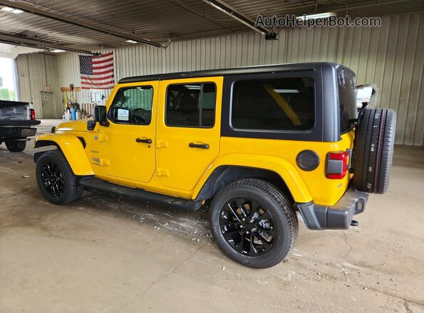 1C4JJXP64MW800100 2021 JEEP WRANGLER Yellow უკანა მარცხენა