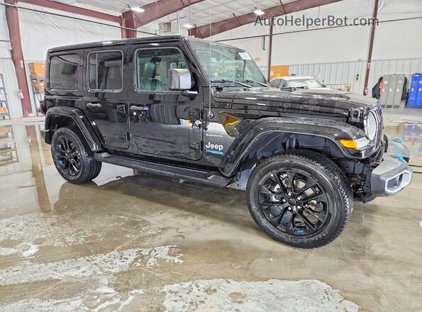 1C4JJXP65NW153286 2022 JEEP WRANGLER Черный Передняя правая четверть