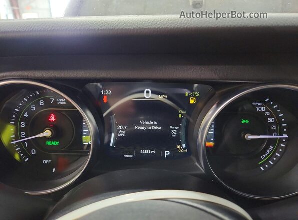 1C4JJXP65NW153286 2022 JEEP WRANGLER Черный Вид щитка приборов