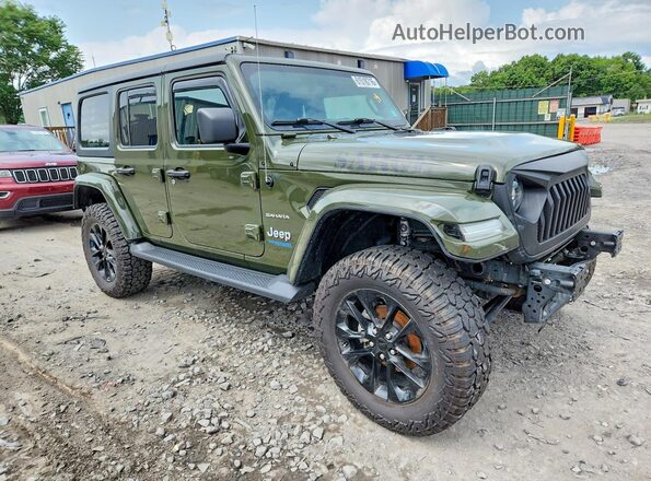 1C4JJXP65NW270995 2022 JEEP WRANGLER Green Delantero derecho
