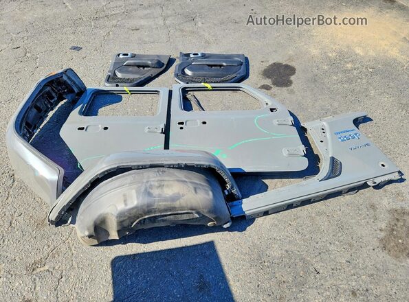 1C4JJXP66NW170730 2022 JEEP WRANGLER Gray VIN კოდის სტიკერის ხედი