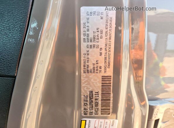 1C4JJXP66PW553344 2023 JEEP WRANGLER Gray Вид наклейки з VIN-кодом