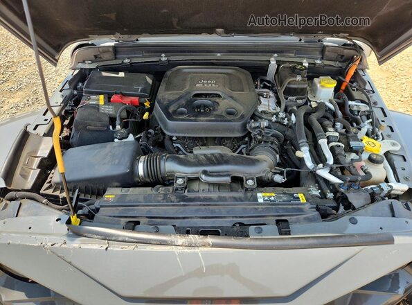 1C4JJXP66PW553344 2023 JEEP WRANGLER Gray Вид підкапотного простору
