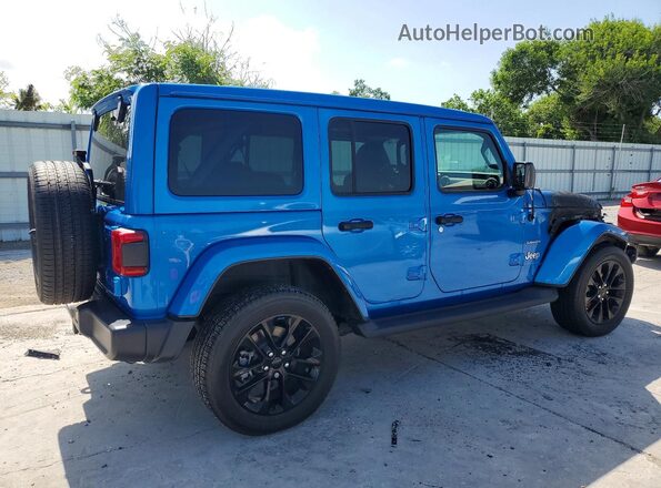 1C4JJXP67PW516366 2023 JEEP WRANGLER Blue Tył prawy