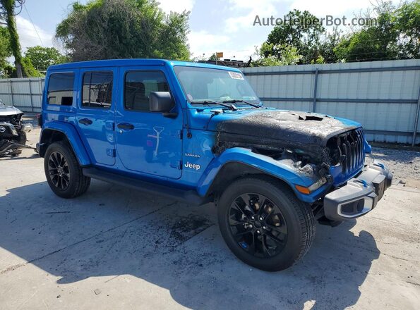1C4JJXP67PW516366 2023 JEEP WRANGLER Blue Przód prawy