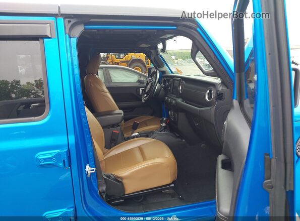 1C4JJXP68NW163052 2022 JEEP WRANGLER Blue Front interior view