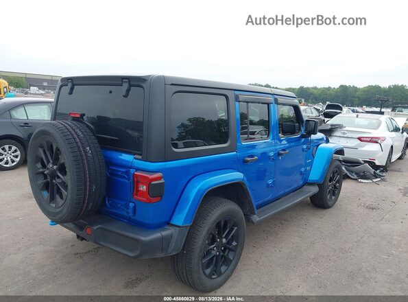 1C4JJXP68NW163052 2022 JEEP WRANGLER Blue Rear right