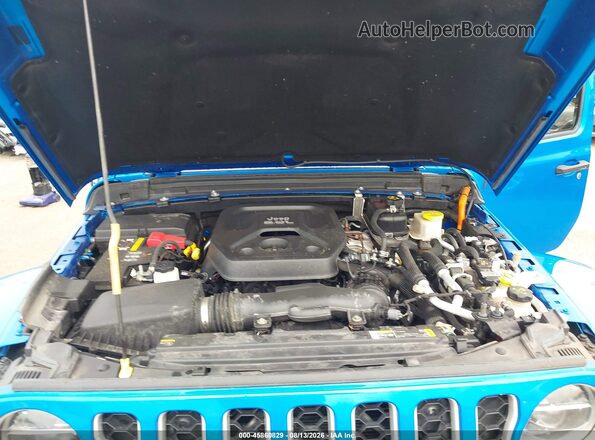 1C4JJXP68NW163052 2022 JEEP WRANGLER Blue Rear view