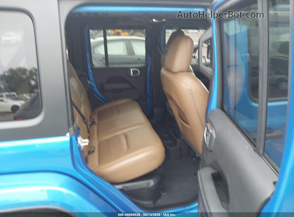 1C4JJXP68NW163052 2022 JEEP WRANGLER Blue VIN sticker view
