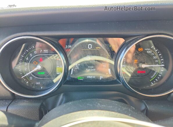 1C4JJXP68PW557170 2023 JEEP WRANGLER White Вид щитка приладів