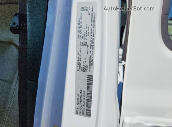 1C4JJXP68PW557170 2023 JEEP WRANGLER White Вид наклейки з VIN-кодом