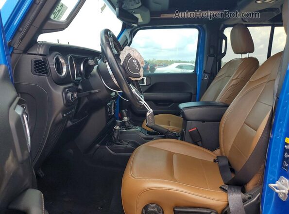 1C4JJXP6XPW513199 2023 JEEP WRANGLER Blue Front interior view