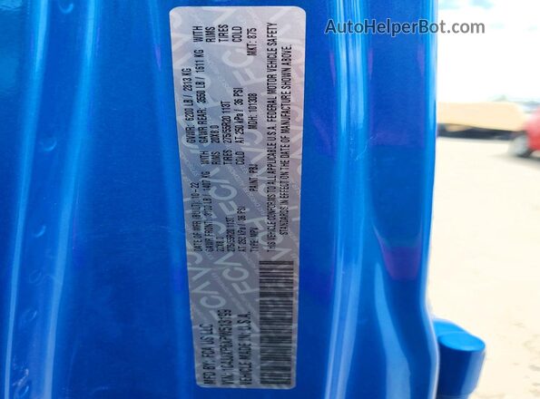 1C4JJXP6XPW513199 2023 JEEP WRANGLER Blue VIN sticker view