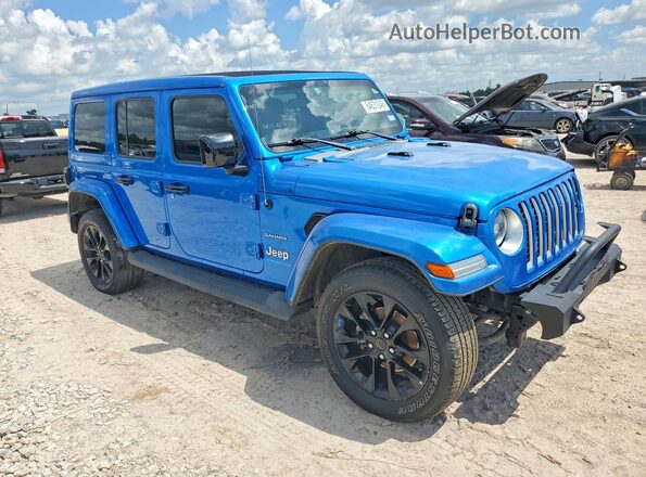 1C4JJXP6XPW513199 2023 JEEP WRANGLER Blue Front right