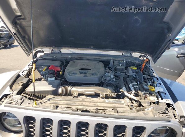 1C4JJXR61MW659046 2021 JEEP WRANGLER Silver ძრავის განყოფილების ხედი