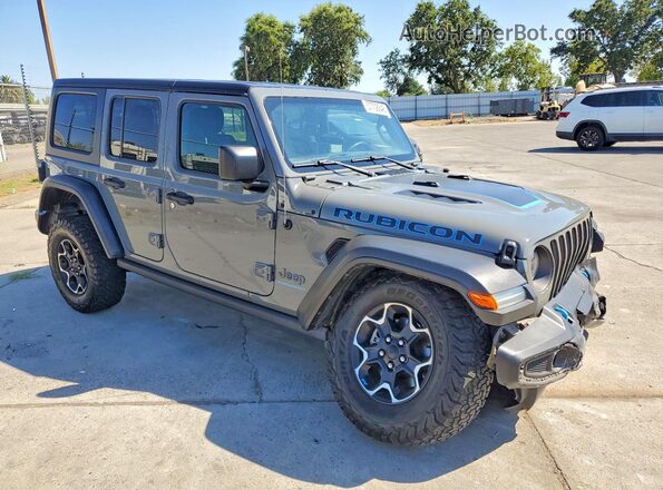 1C4JJXR65PW703554 2023 JEEP WRANGLER Серый Передняя правая четверть