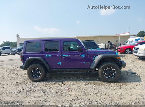 1C4JJXR66PW580783 2023 JEEP WRANGLER Purple Вид задньої частини салону