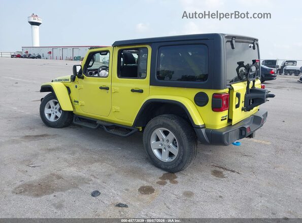 1C4JJXR66PW663761 2023 JEEP WRANGLER Yellow უკანა მარცხენა