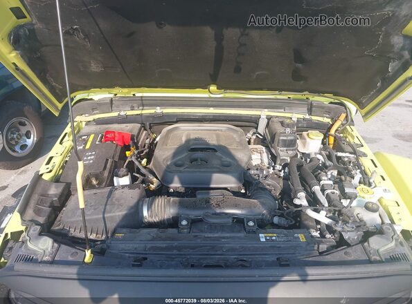 1C4JJXR66PW663761 2023 JEEP WRANGLER Yellow უკანა ხედი