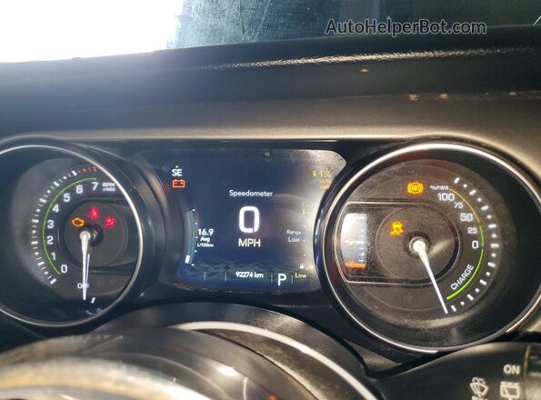 1C4JJXR66PW703496 2023 JEEP WRANGLER Gray ხელსაწყოთა პანელის ხედი