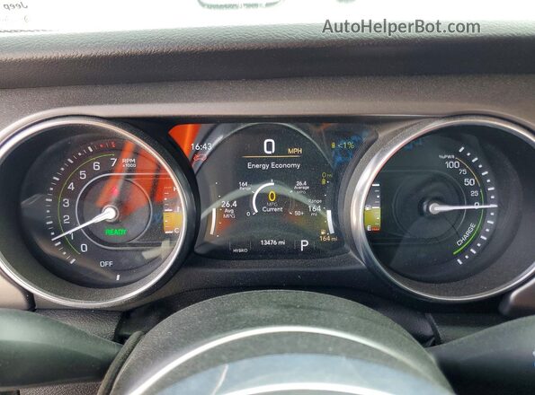 1C4JJXR6XPW606009 2023 JEEP WRANGLER Черный Вид щитка приборов