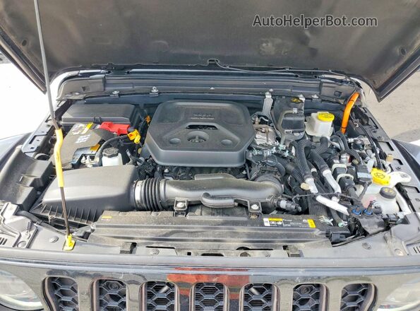 1C4JJXR6XPW606009 2023 JEEP WRANGLER Черный Вид подкапотного пространства