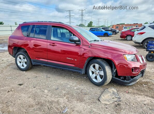 1C4NJCBA1HD147278 2017 JEEP COMPASS Red Przód prawy